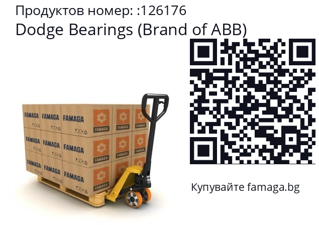   Dodge Bearings (Brand of ABB) 126176