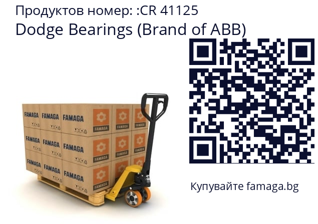   Dodge Bearings (Brand of ABB) CR 41125
